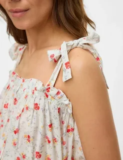 Kvinnor Mamalicious Mammakläder|MLORA LIA STRAP WO TOP 2F - Linnen