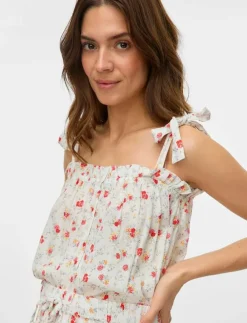 Kvinnor Mamalicious Mammakläder|MLORA LIA STRAP WO TOP 2F - Linnen