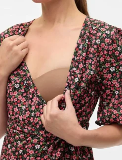 Mamalicious MLPATRIZIA TESS 24 JRS MIDI DRESS 2F - Midiklänningar|Kvinnor Mammakläder