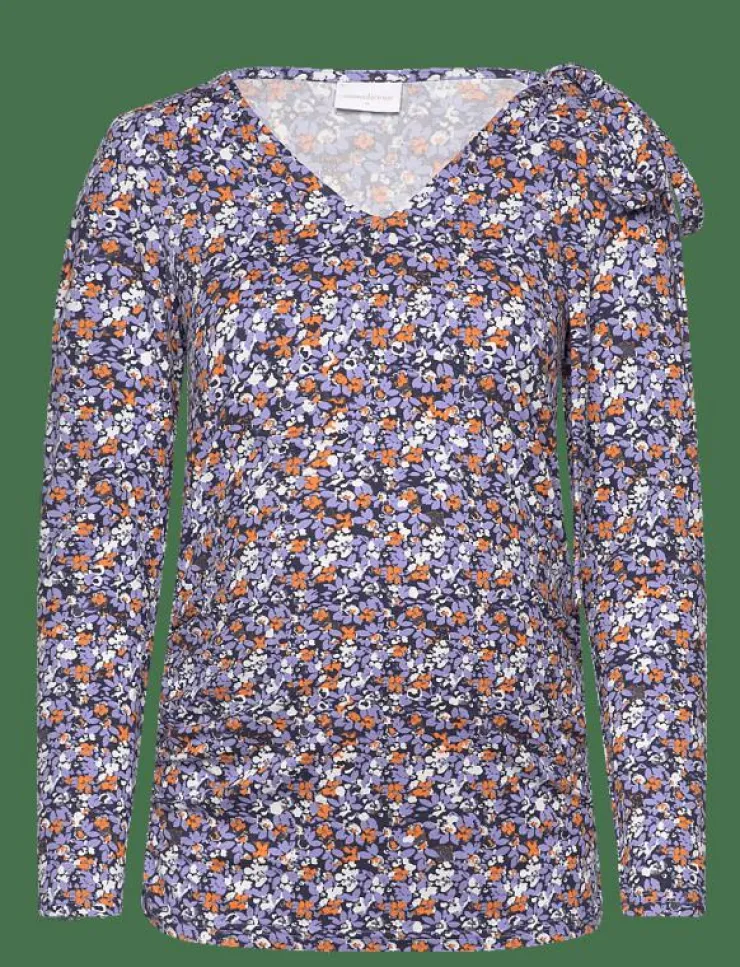 Kvinnor Mamalicious Mammakläder|MLPILAR ASTA L/S JRS TOP A. - Långärmade toppar