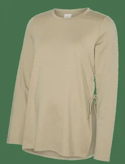 Mamalicious MLRINA VITA LS JRS TOP 2F - Långärmade toppar|Kvinnor Mammakläder