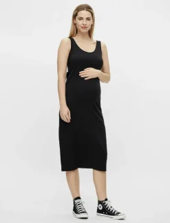 Mamalicious MLSANNIE SL MIDI DRESS 2-P - Klänningar|Kvinnor Mammakläder