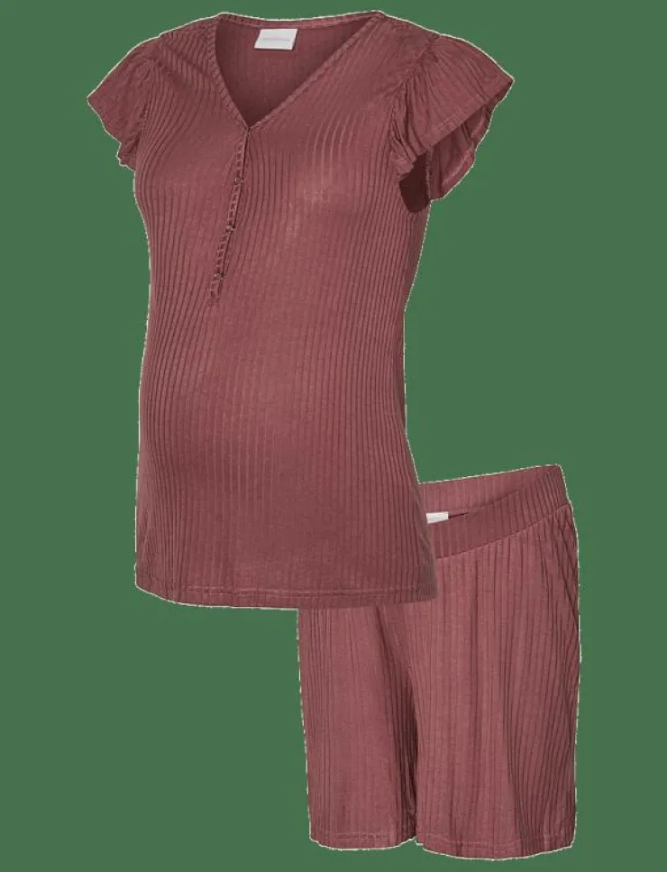 Kvinnor Mamalicious Mammakläder|Mammakläder|MLTRINITY LIA JRS PYJAMAS SET 2F - Pyjamas