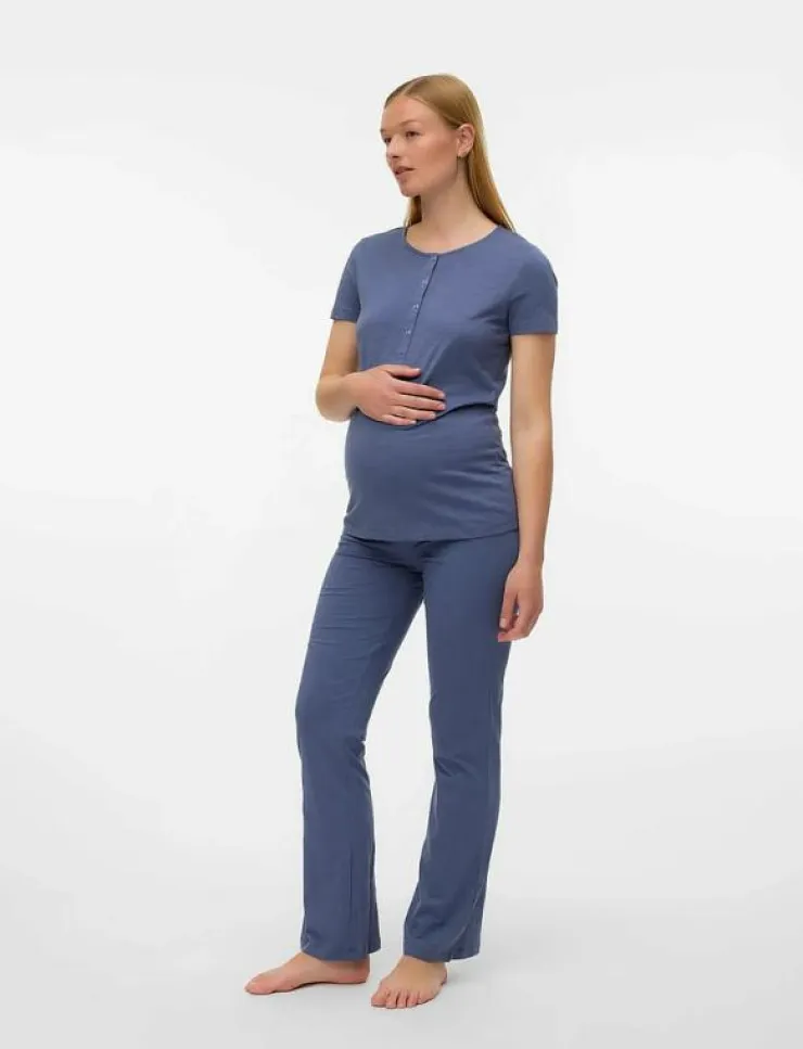 Mamalicious MLVIOLA LIA SS JRS PYJAMAS 2F - Pyjamas|Kvinnor Mammakläder|Mammakläder