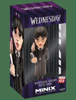 Minix MNX Wednesday w/ Thing WEDNESDAY - Film & Sagofigur|Barn Leksaksset & Leksaksfigurer