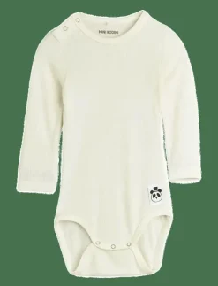 Barn Mini Rodini Bodies|Modal rib ls body - Långärmad body