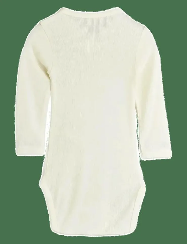 Barn Mini Rodini Bodies|Modal rib ls body - Långärmad body