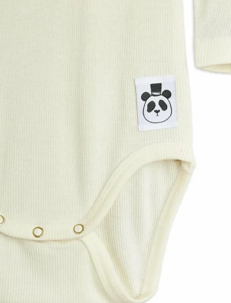 Barn Mini Rodini Bodies|Modal rib ls body - Långärmad body