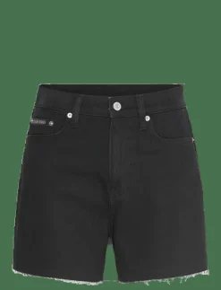 Kvinnor Calvin Klein Jeans Shorts|MOM SHORT - Jeansshorts