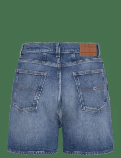 Kvinnor Tommy Jeans Shorts|MOM SHORT BI0134 - Jeansshorts