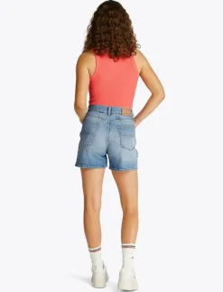 Kvinnor Tommy Jeans Shorts|MOM SHORT BI0112 - Jeansshorts