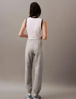 Calvin Klein Jeans MONOLOGO FRENCH TERRY JOGGER - Joggers|Kvinnor Mjukisbyxor