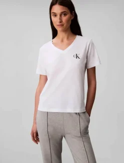 Calvin Klein Jeans MONOLOGO VNK 2PACK TEE - T-shirts|Kvinnor Kläder|T-Shirts & Toppar