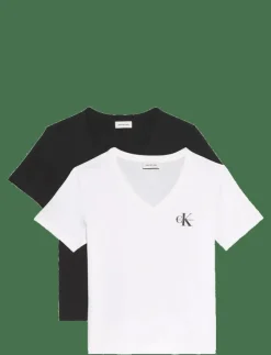 Calvin Klein Jeans MONOLOGO VNK 2PACK TEE - T-shirts|Kvinnor Kläder|T-Shirts & Toppar