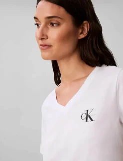 Calvin Klein Jeans MONOLOGO VNK 2PACK TEE - T-shirts|Kvinnor Kläder|T-Shirts & Toppar