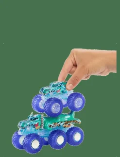 Barn Hot Wheels Leksaksfordon & Bilar|Monster Trucks Power Smashers Toy Truck & Big Rig Multipack (4 Toy Trucks) - Lastbilar