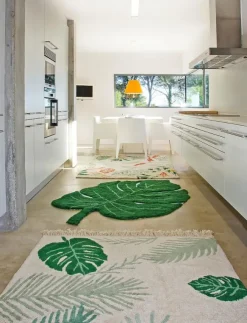 Lorena Canals Monstera Leaf - Asymmetriska mattor|Barn Inredning|Inredning