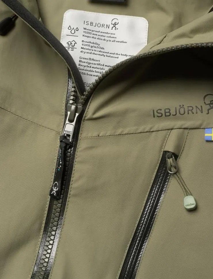 Barn ISBJÖRN of Sweden Ytterkläder|Skalkläder|MONSUNE Hardshell Jacket Teens Navy 170/176 - Skaljacka