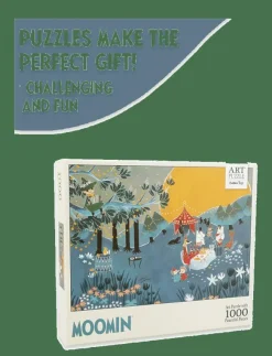 Barn Barbo Toys Pussel & Spel|Moomin Art Puzzle - 1000 pcs - Blue - Klassiska pussel