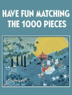 Barn Barbo Toys Pussel & Spel|Moomin Art Puzzle - 1000 pcs - Blue - Klassiska pussel