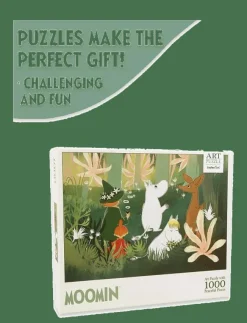 Barn Barbo Toys Pussel & Spel|Moomin Art Puzzle - 1000 pcs - Green - Klassiska pussel