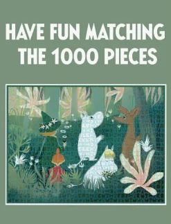 Barn Barbo Toys Pussel & Spel|Moomin Art Puzzle - 1000 pcs - Green - Klassiska pussel