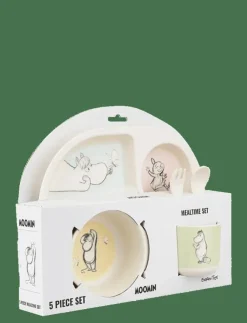 Barbo Toys Moomin Mealtime Set with a 4 Room plate - Matdags|Barn Matdags|Matdags