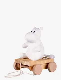 Barbo Toys Moomin On Wheels - Pull along Moomin - Dragleksaker|Barn Babyleksaker|Babyleksaker