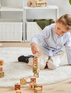 Barbo Toys Moomin Wooden Alphabet Blocks - Byggklossar|Barn Klossar & Byggsatser
