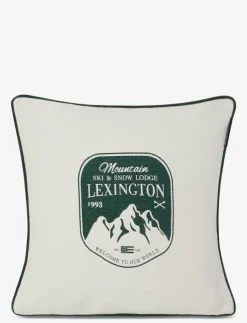 Lexington Home Kuddar & Filtar|Mountain Logo Recycled Cotton Canvas Pillow Cover - Kuddfodral