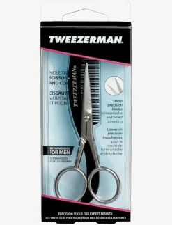Tweezerman Moustache Scissors With Comb - Skäggkam| Skönhet|Skönhet