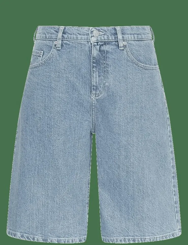 Kvinnor MSCH Copenhagen Shorts|MSCHElida Ada Denim Shorts - Jeansshorts