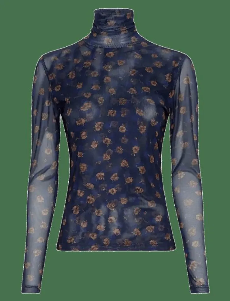 MSCH Copenhagen MSCHGinie Illenora LS Top AOP - Långärmade toppar|Kvinnor T-Shirts & Toppar