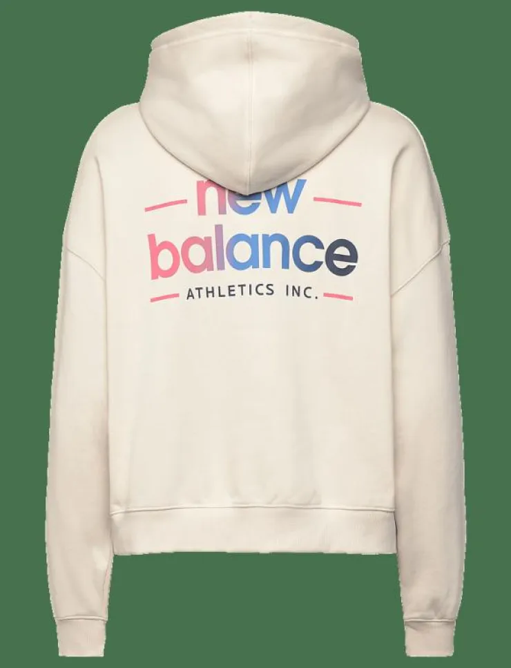 New Balance Multi Color Logo Hoodie - Huvtröjor|Kvinnor Sport|Sweatshirts