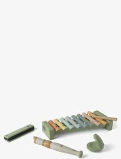 Dantoy MULTI MUSIC SET WOODEN IN GIFT BOX 5 PARTS - Musikinstrument|Barn Musikinstrument