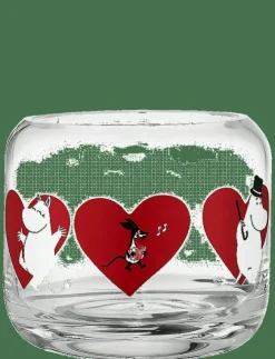 Muurla Ljusstakar & Ljushållare|Mumin ljushållare Hjärta 8cm - Dekoration