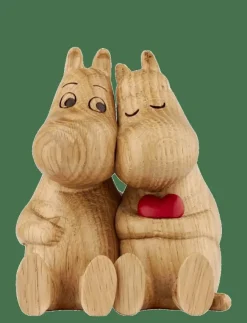 Dsignhouse Moomin Dekorationsdetaljer|Mumitroldene HUG mini S FSC Egetræ - Träfigurer