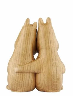 Dsignhouse Moomin Dekorationsdetaljer|Mumitroldene HUG mini S FSC Egetræ - Träfigurer