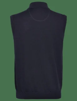 Lexton Links Sweatshirts|Murray 1/2-Zip Merino Vest - Stickat