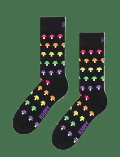 Kvinnor Happy Socks Strumpor|Strumpor|Mushroom Stripe Sock - Sockor