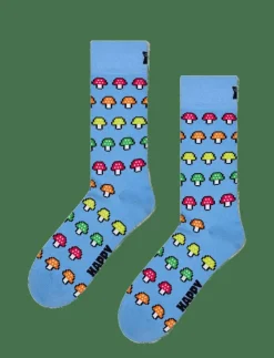 Happy Socks Mushroom Stripe Sock - Sockor|Kvinnor Strumpor|Strumpor
