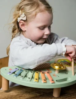 Barn Dantoy Musikinstrument|MUSIC STATION WOOD IN GIFT BOX 4 PARTS - Musikinstrument