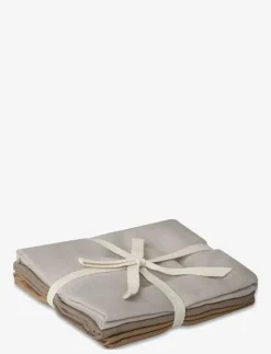 Barn That's Mine Sova|Sova|Muslin pack of 3 feather grey/brown/golden mist - Muslindukar