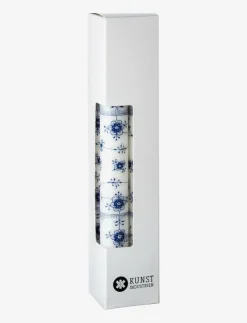 Kunstindustrien Ljus|Musselmalet Taper Candles, 4 pack - Kronljus