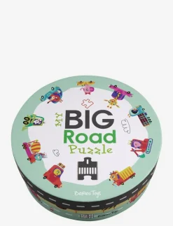 Barn Barbo Toys Pussel & Spel|My Big Road Puzzle - Pussel & Spel