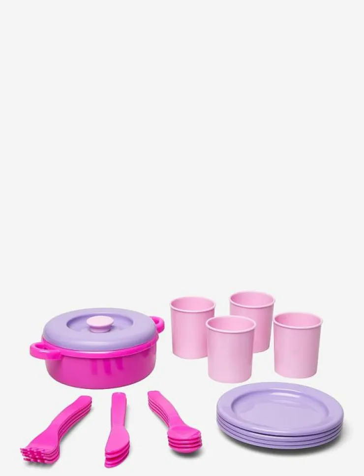 Barn Dantoy Leksakskök & Tillbehör|MY LITTLE P. DINNER SET IN NET 22 PCS - Tillbehör till leksakskök