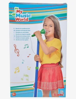 Simba Toys My Music World Mikrofon med Stativ - Musikinstrument|Barn Musikinstrument