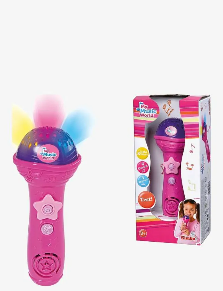Simba Toys My Music World Rosa Mikrofon - Musikinstrument|Barn Musikinstrument