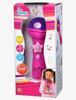 Simba Toys My Music World Rosa Mikrofon - Musikinstrument|Barn Musikinstrument