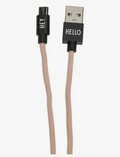 Design Letters MyCable Micro USB Cable - Laddare & sladdar|Kvinnor Mobilaccessoarer|Mobilaccessoarer